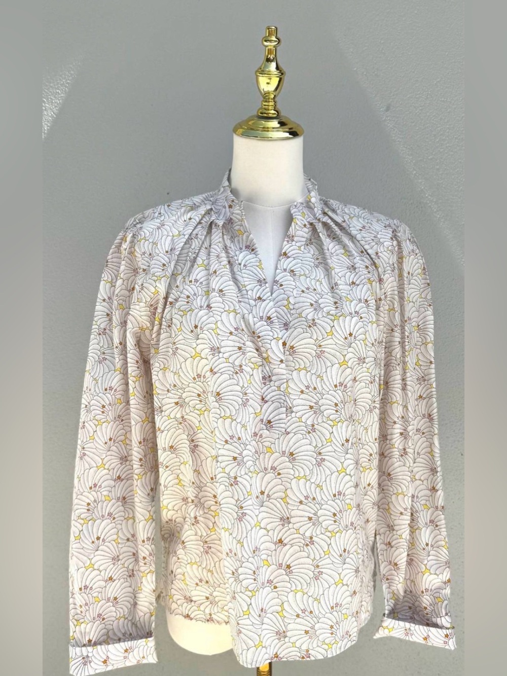 Wear Cissa Puff Sleeve Blouse in Poiret Shell